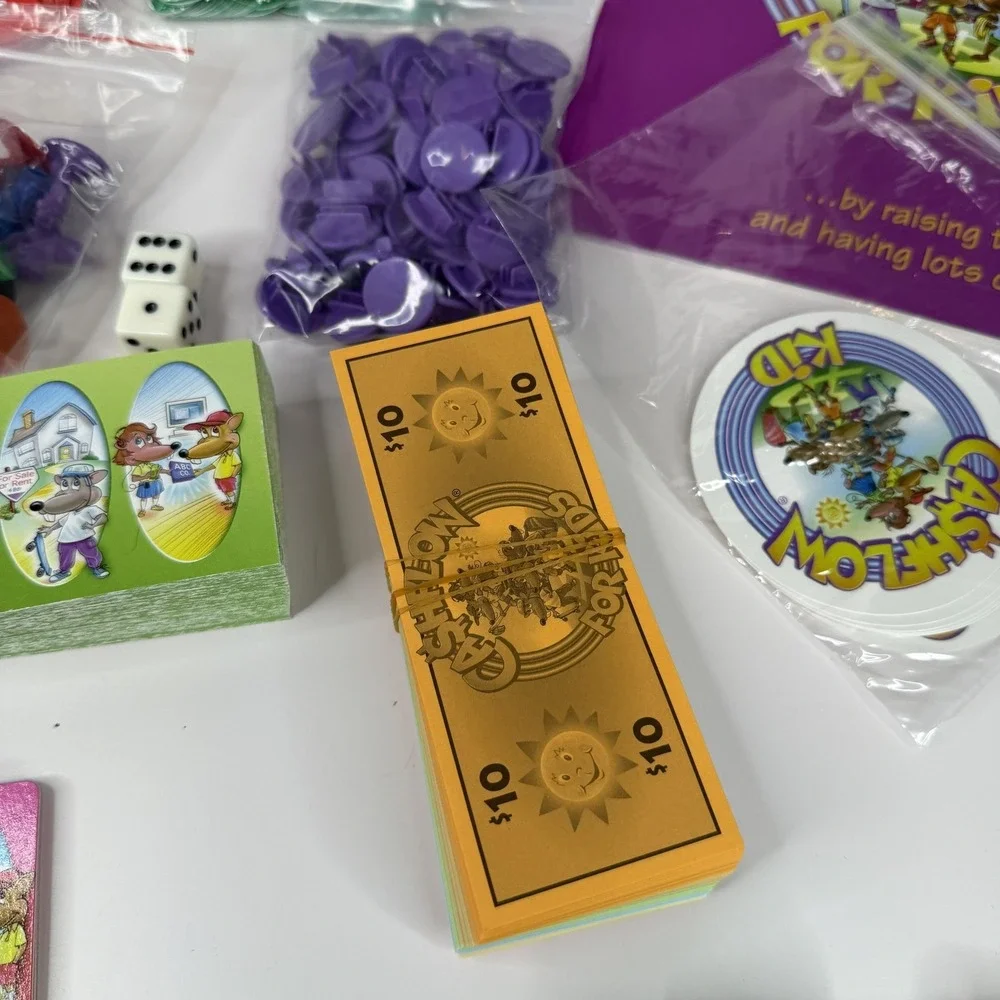 Cashflow For‎ Kids Board Game 2004 CASHFLOW Technologies EDUCATIONAL COMPLETE